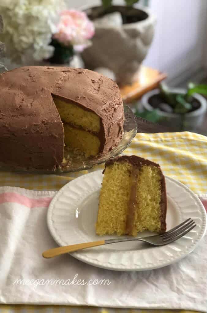 lemon truffle cake