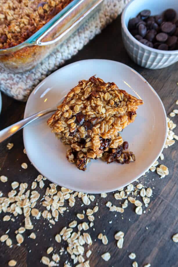 oatmeal chocolate chip cookies on plate