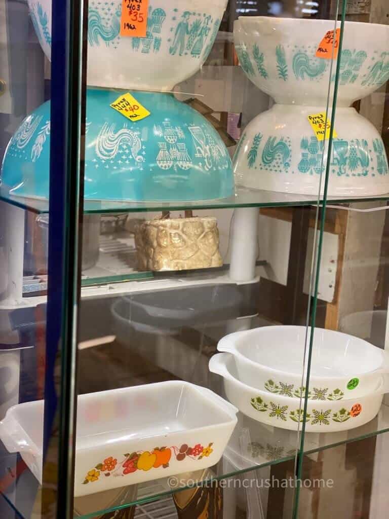 vintage pyrex collection