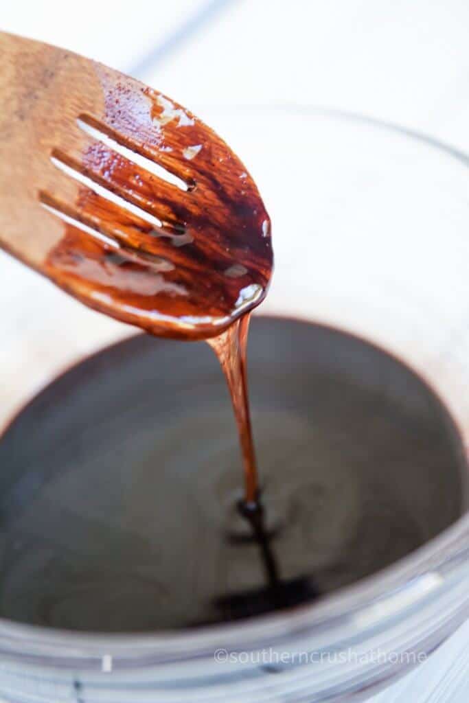 stirring elderberry syrup