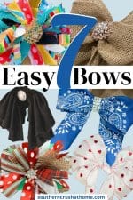 7 Easy DIY Bows Anyone Can Make - Southern Crush at Home