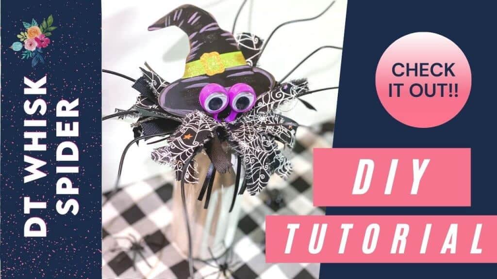 dollar tree whisk spider diy youtube thumbnail art