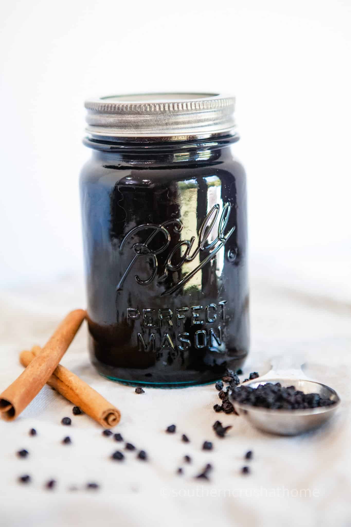 How to Make Homemade Elderberry Syrup Southern Crush at Home