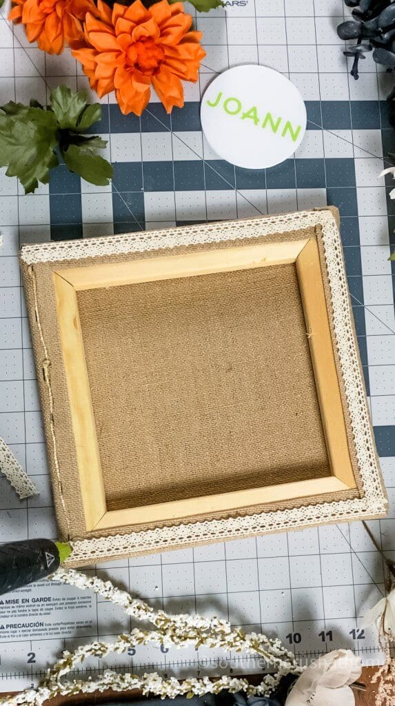 burlap canvas supplies for fall