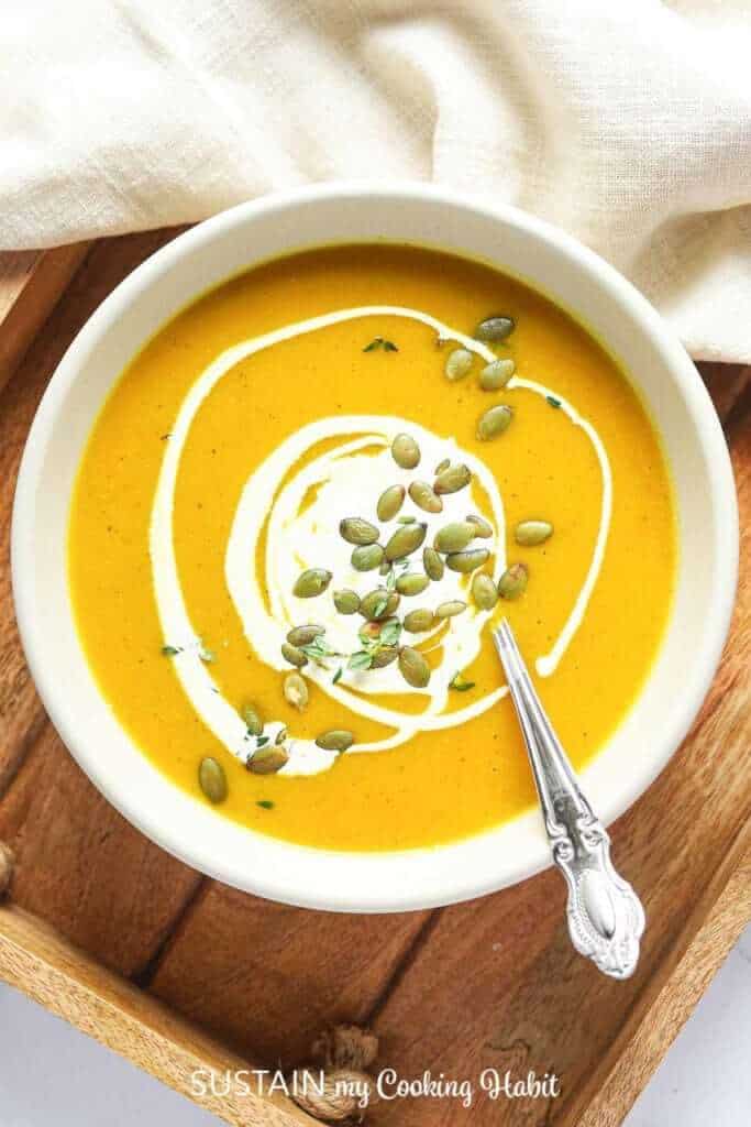 roasted pumpkin soup