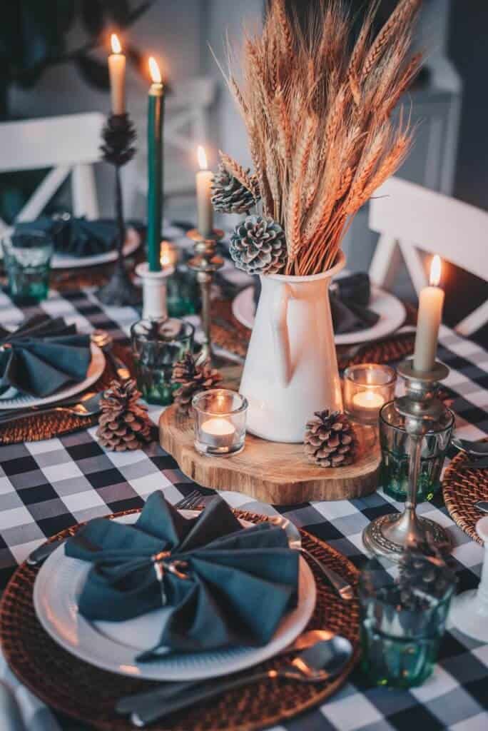 fall tablescape