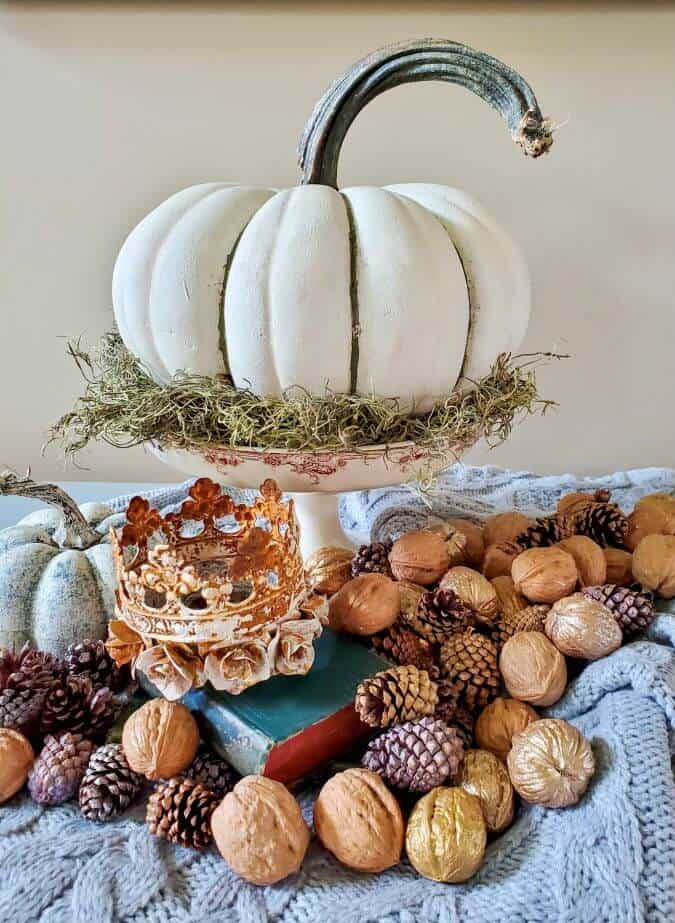 pumpkin fall centerpiece