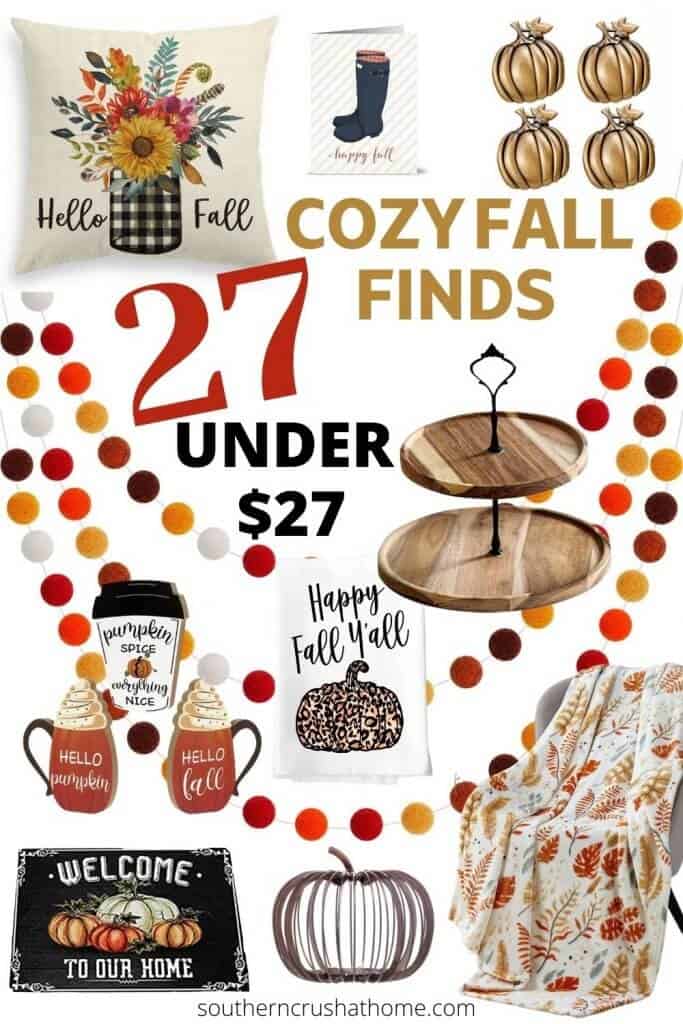27 Affordable Cozy Fall Finds under $27 (from Walmart)