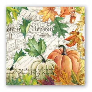 pumpkin napkins