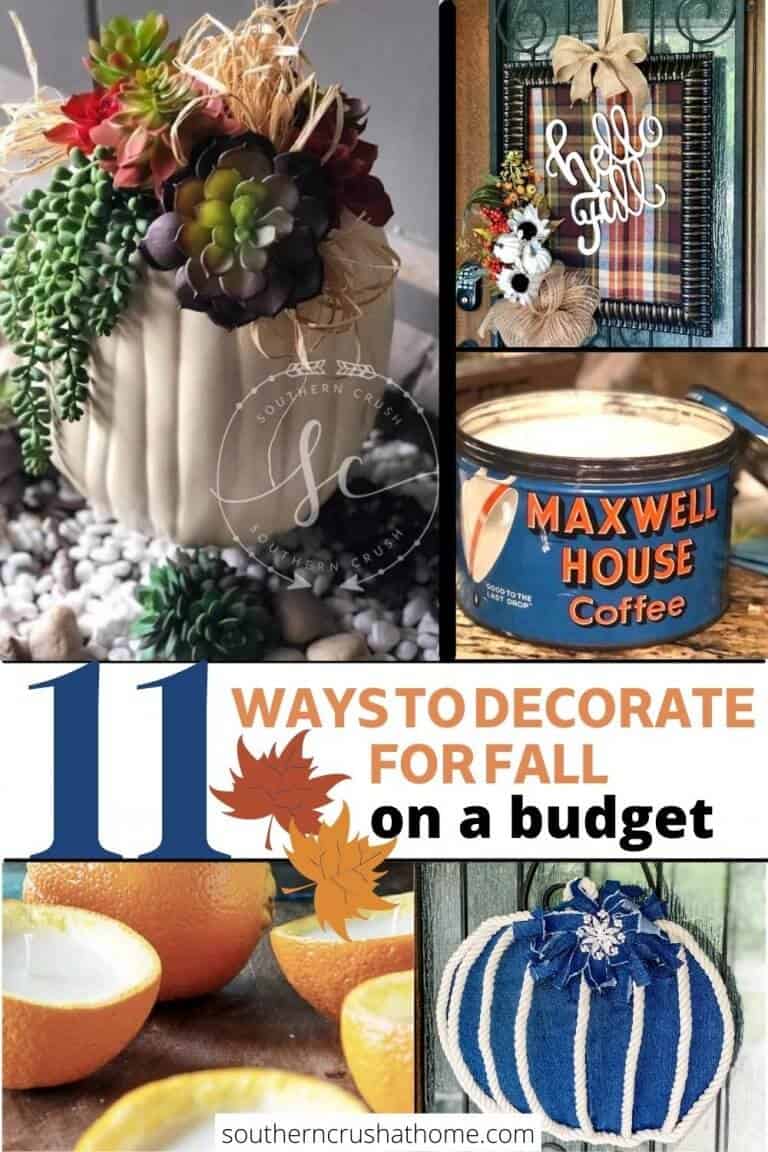 11 Easy Ways to Decorate for Fall on a Budget (some are even FREE)