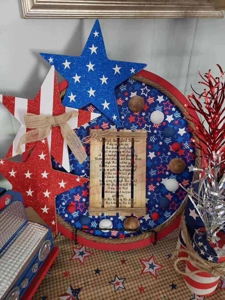 Patriotic Stars Pizza Pan