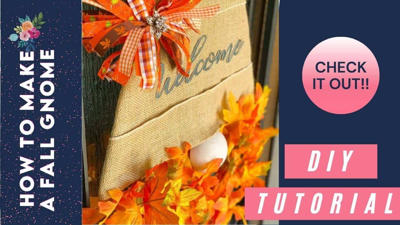 Fall Gnome Door Hanger Youtube Thumbnail