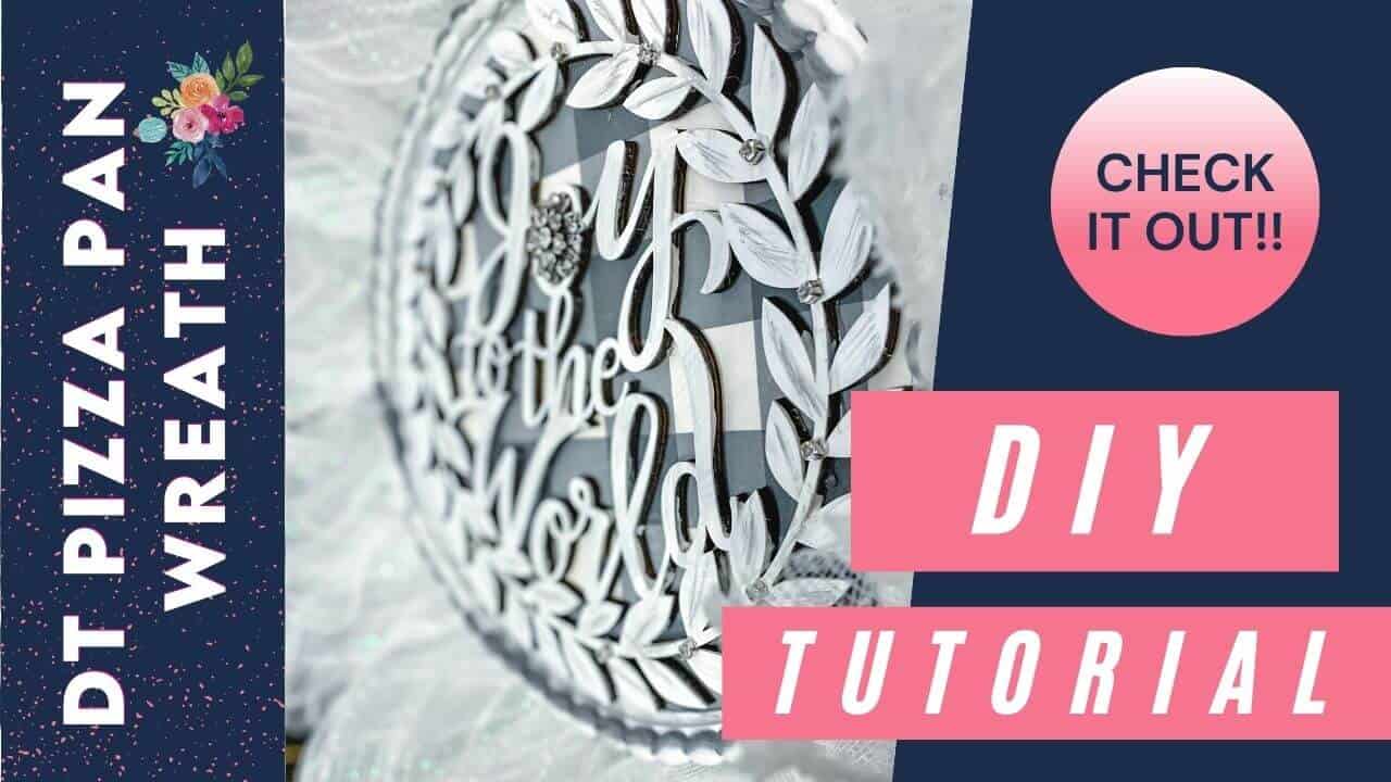 Dollar Tree Fall Pizza Pan Wreath and Sign Tutorial - Life as a