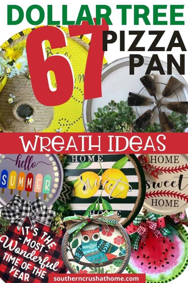 67 Easy Dollar Tree Pizza Pan Wreath Ideas