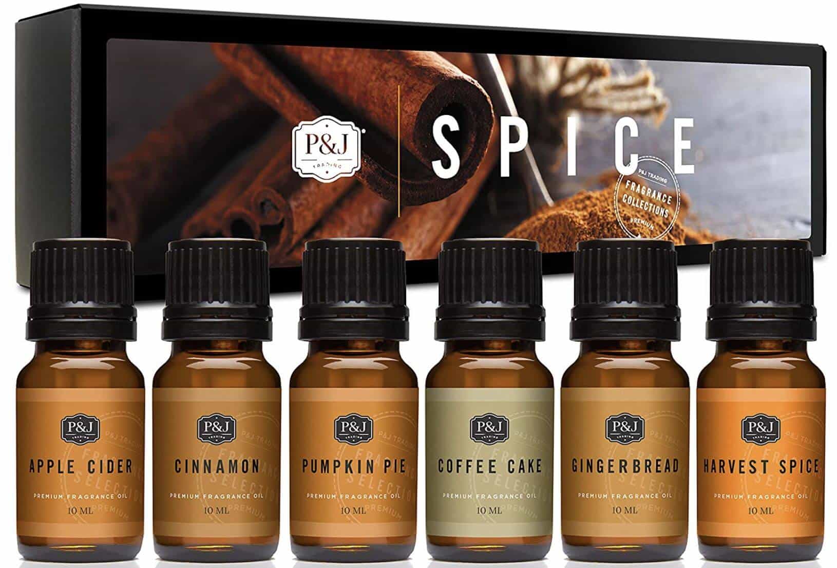 spice scented oil assortment