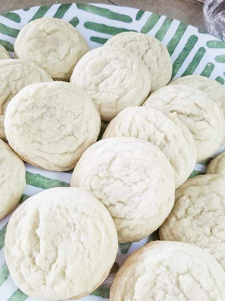 sugar cookies on plate