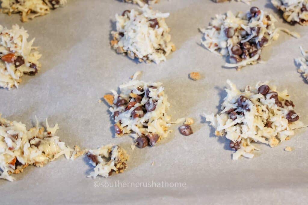 cookies on tray