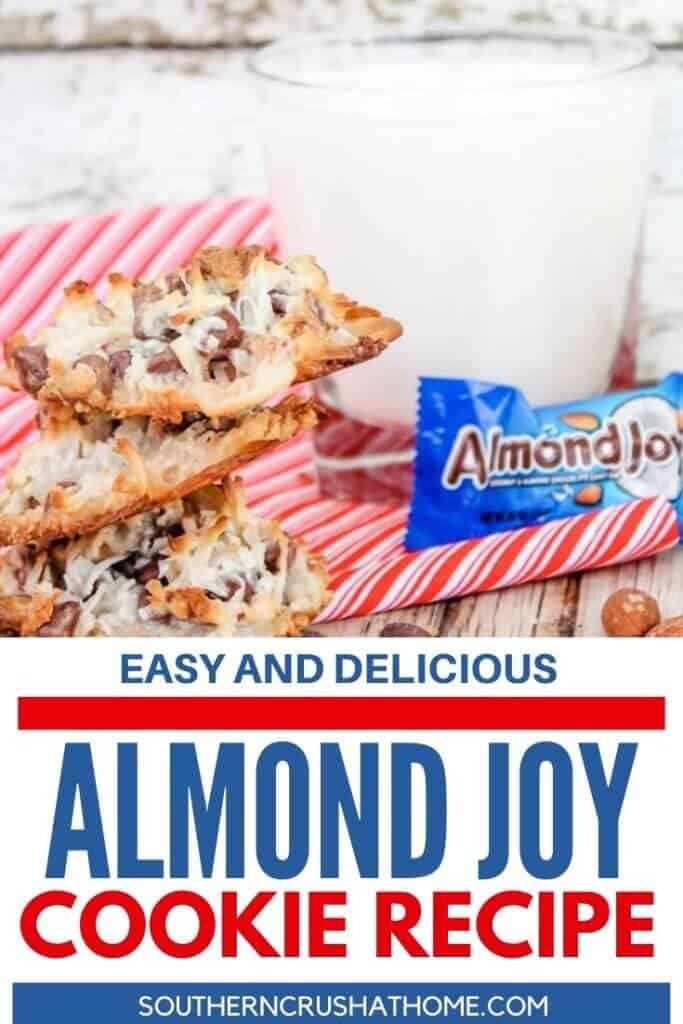 almond joy cookie recipe pin