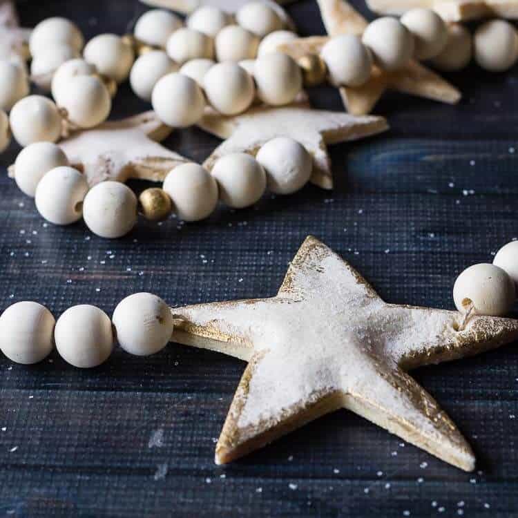 salt dough garland