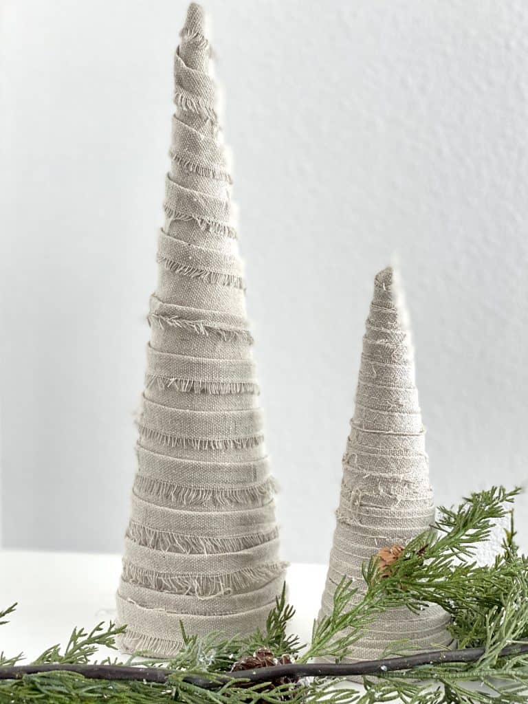 fabric cone trees