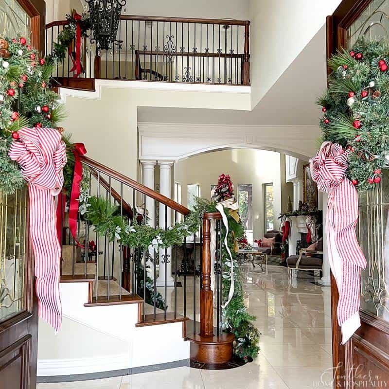 Christmas entryway
