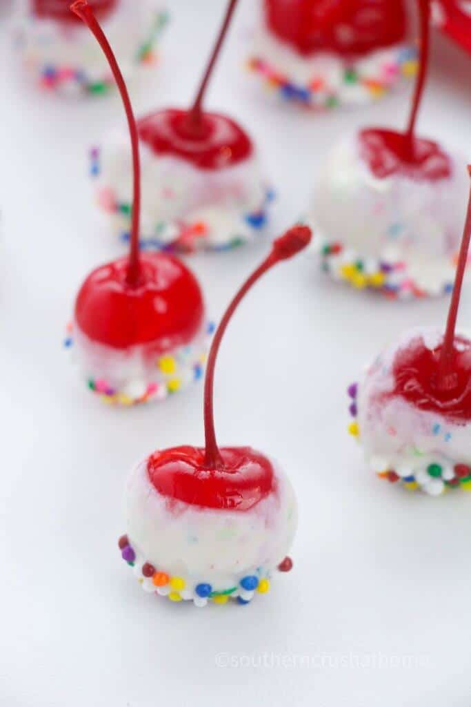 How To Make Simple 3 Ingredient Sprinkle-Dipped Cherries
