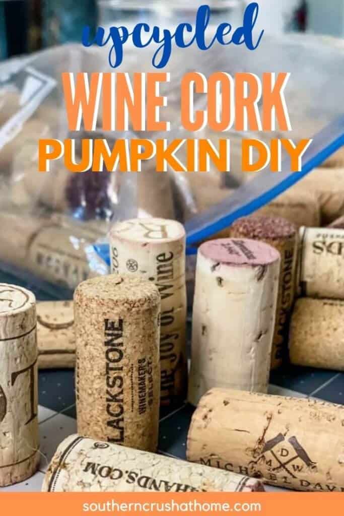wine cork supplies pin with text overlay