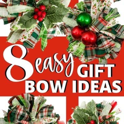 easy gift bow ideas PIN