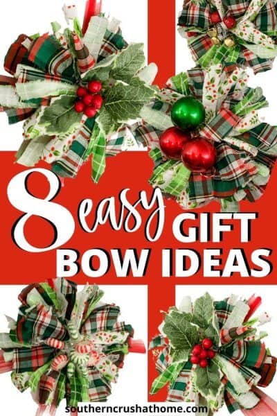 How to Make an Easy Bow (using Mesh Ribbon) - Southern Crush at Home