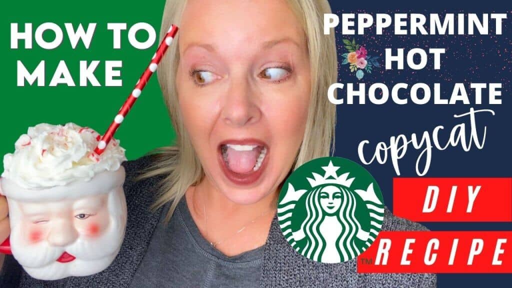 peppermint hot chocolate youtube thumbnail