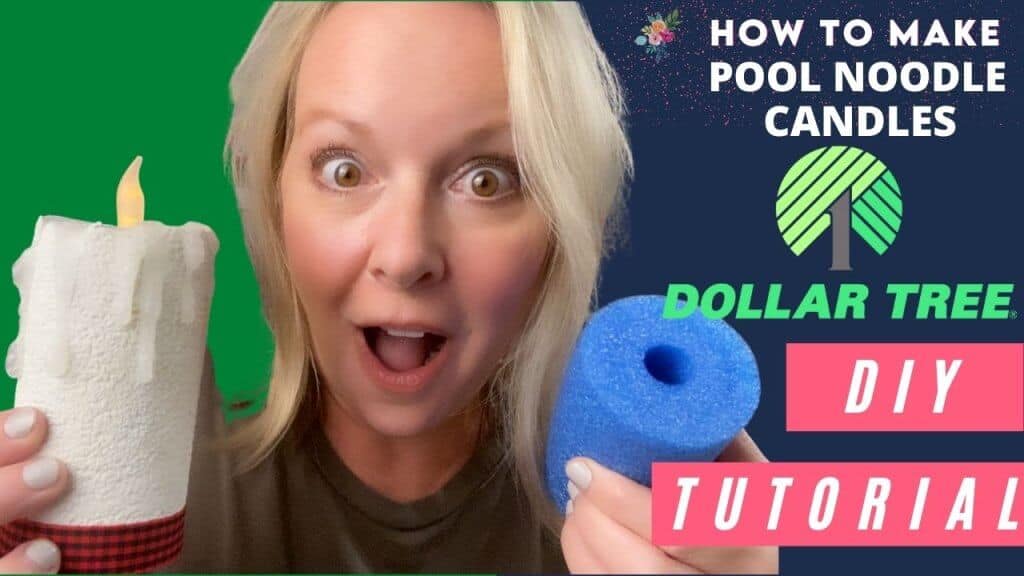 pool noodle candle diy youtube thumnail