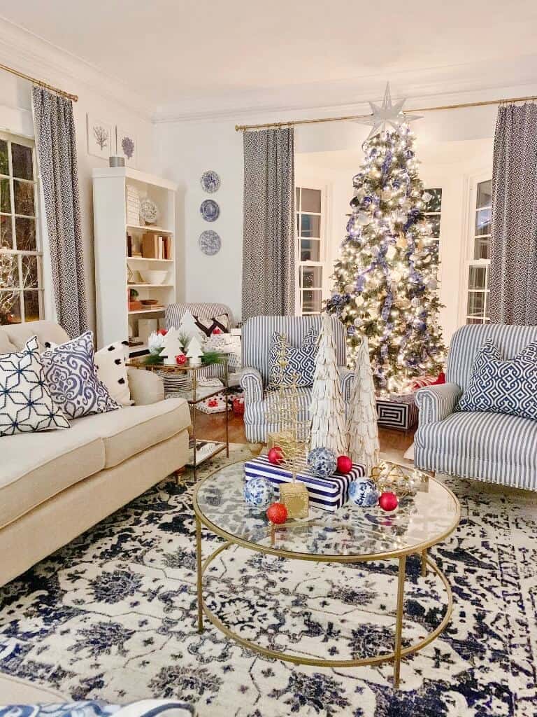 Christmas living room