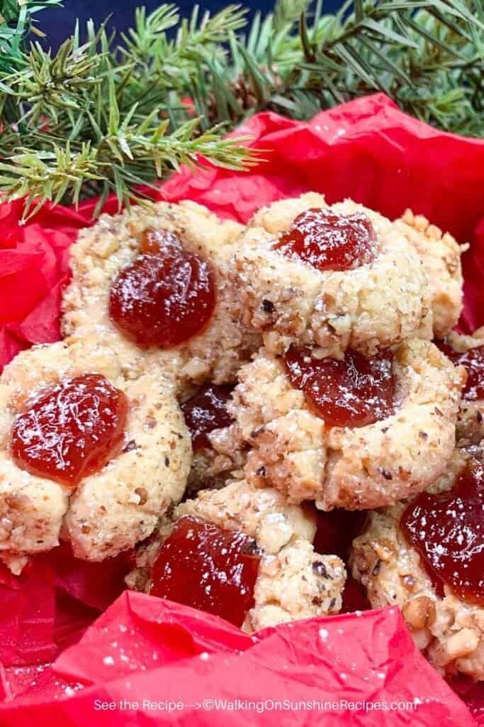 thumb print cookies