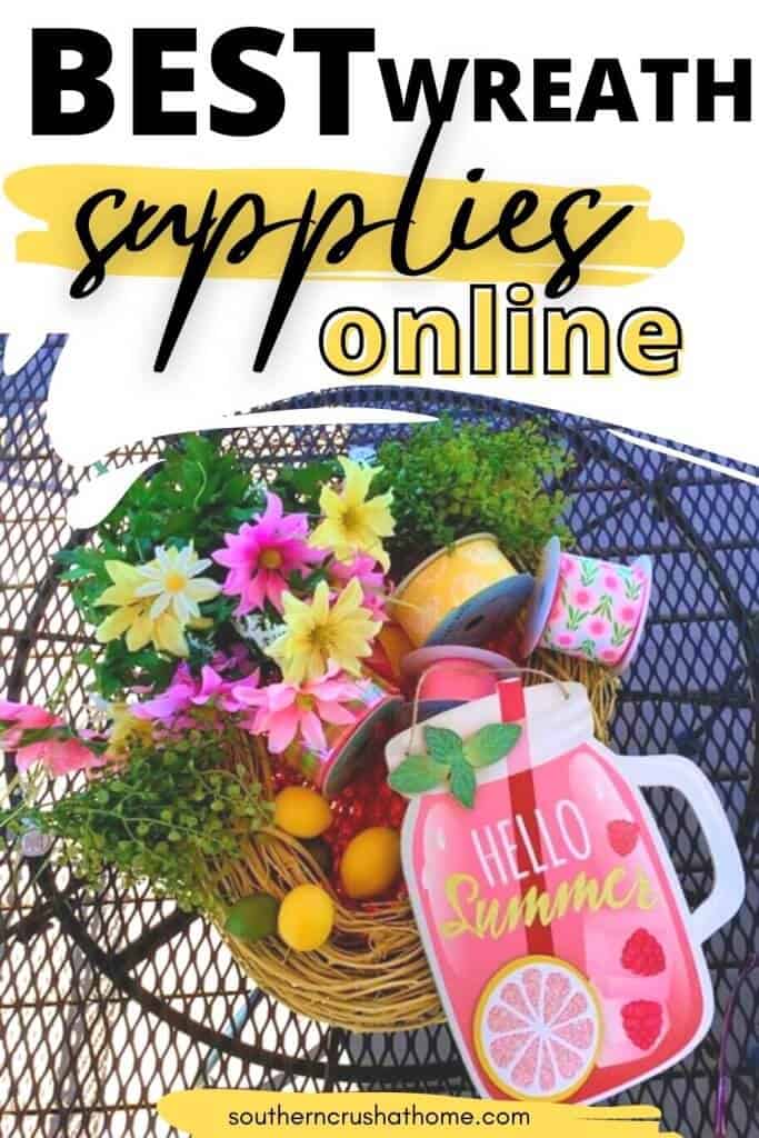 Best Wreath Supplies online PIN