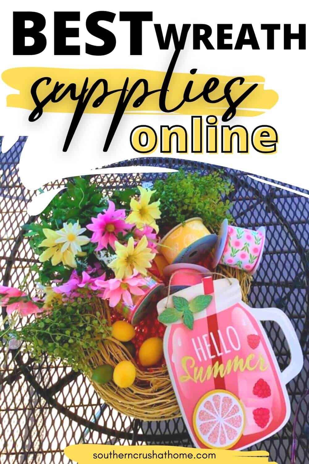 Best Wreath Supplies online PIN