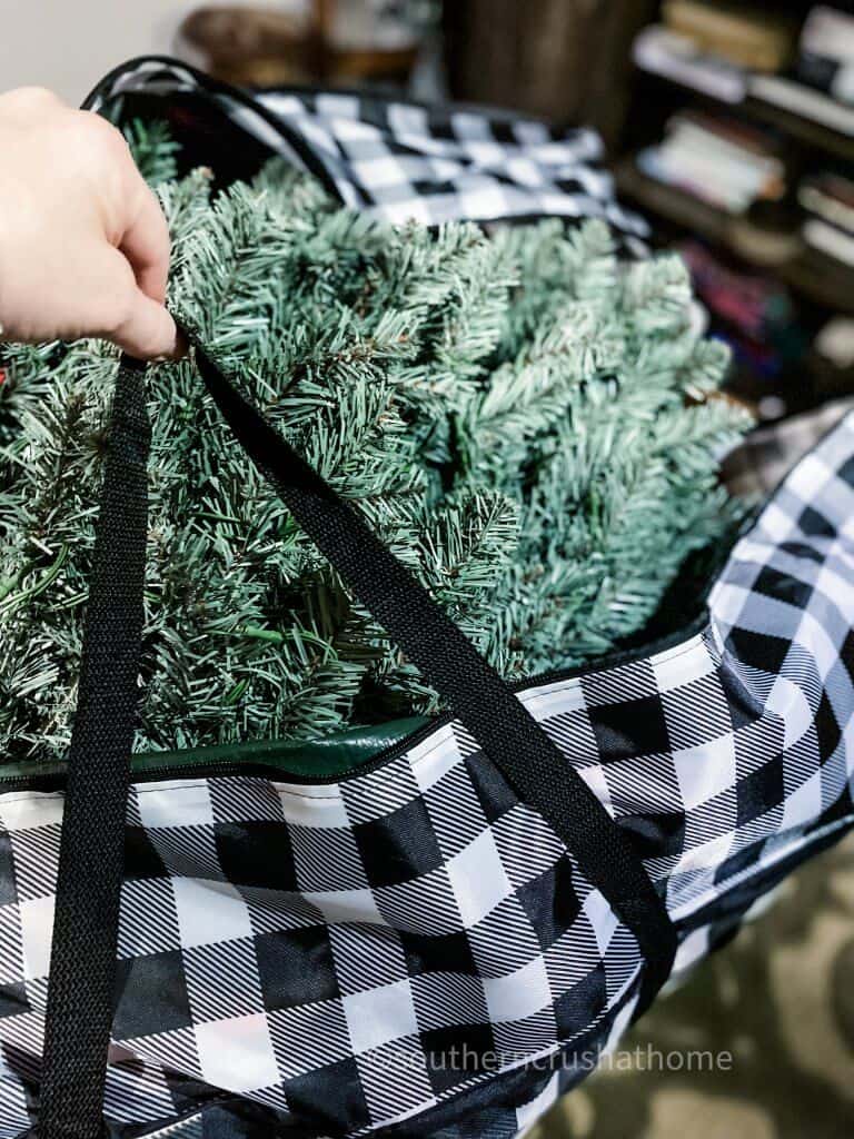 christmas tree storage bag handles