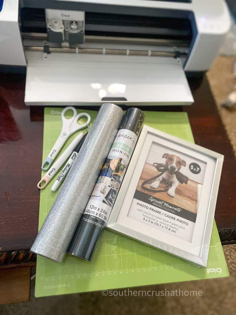 supplies for cricut menu board diy