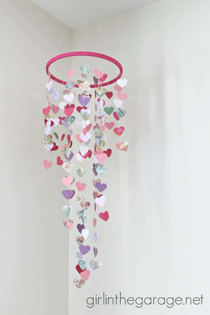 heart hanging hoop