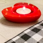 resin tea light holder