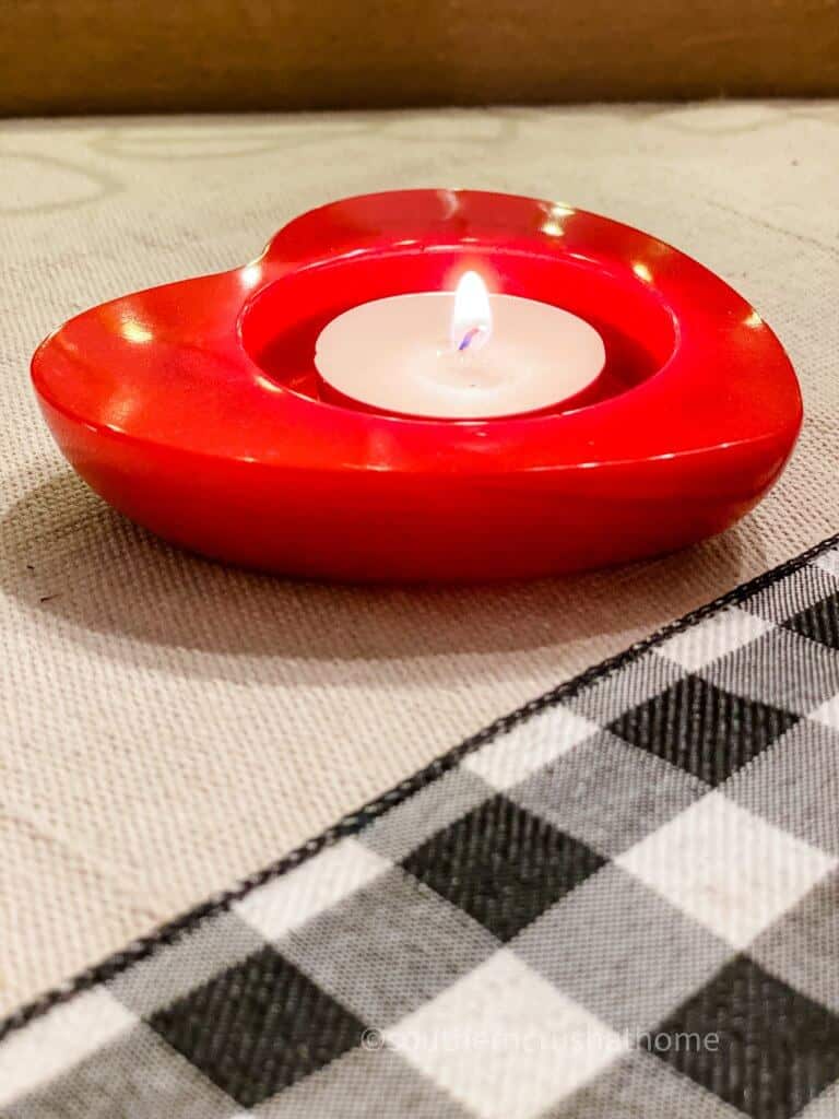 resin tea light holder