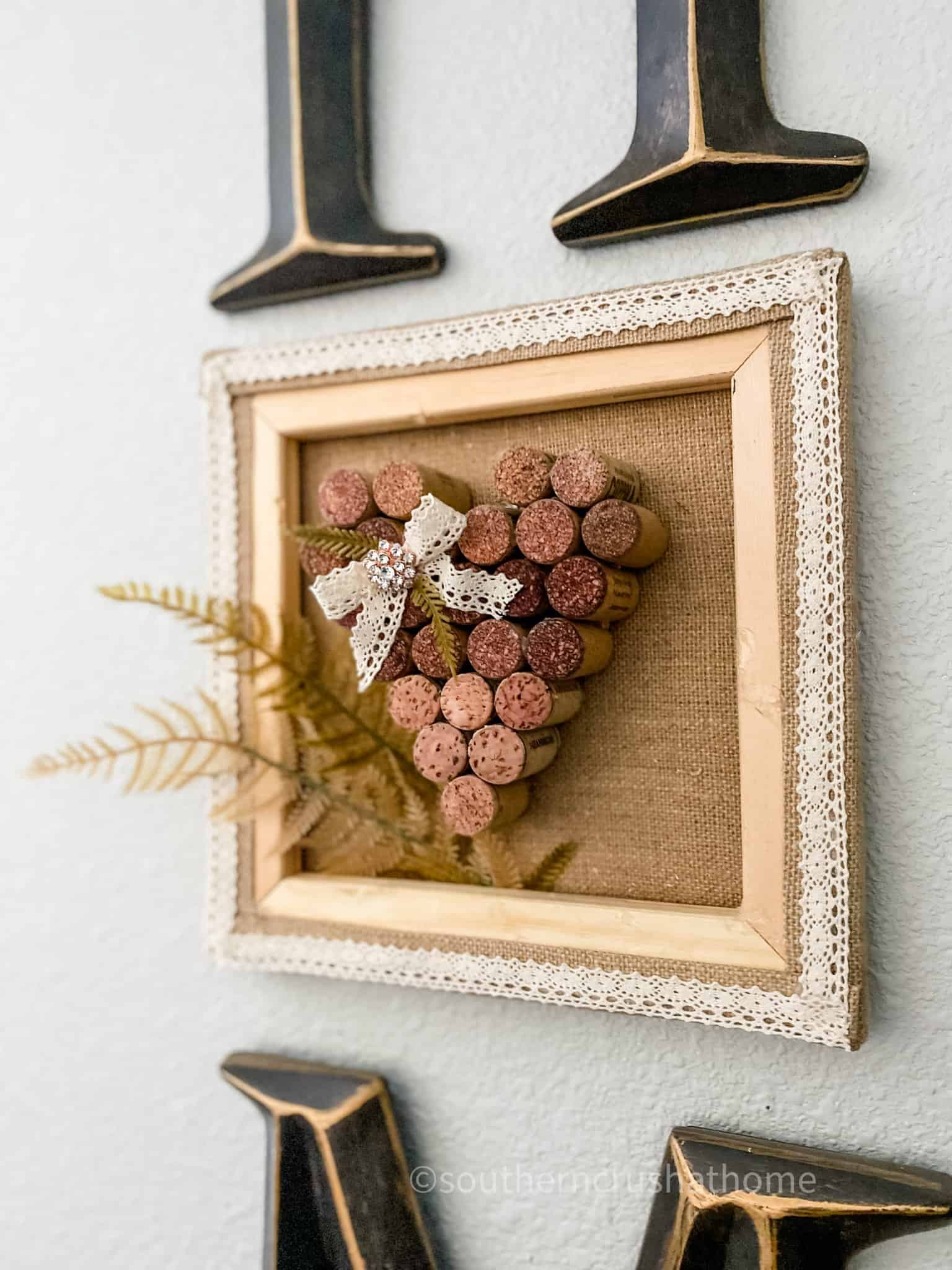 How to Make a Wine Cork Heart Craft Southern Crush at Home