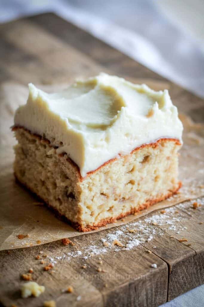 finished banana cake