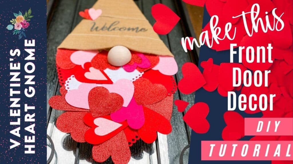 valentines heart gnome door decor youtube thumbnail