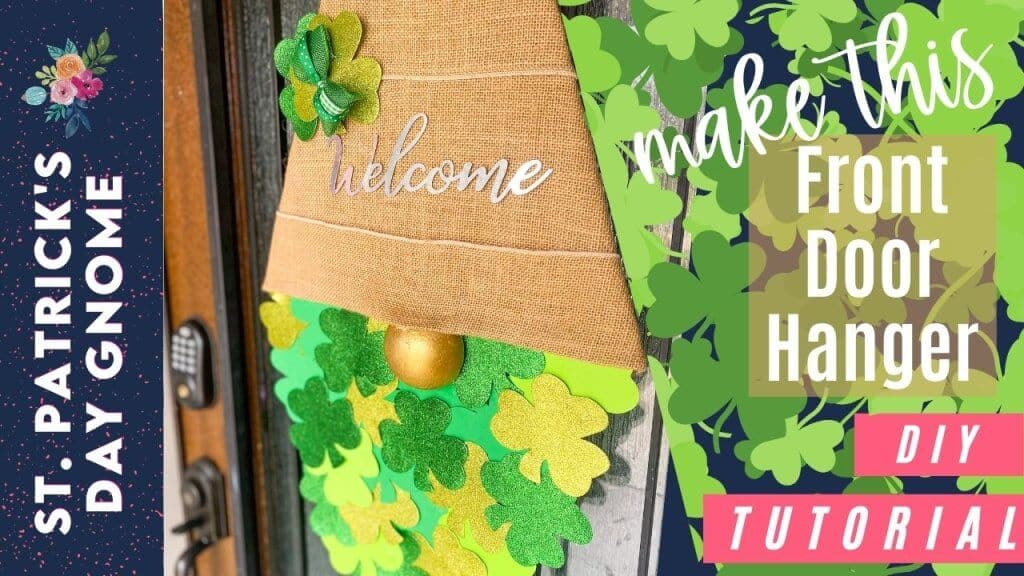 Youtube thumbnail for shamrock gnome door hanger