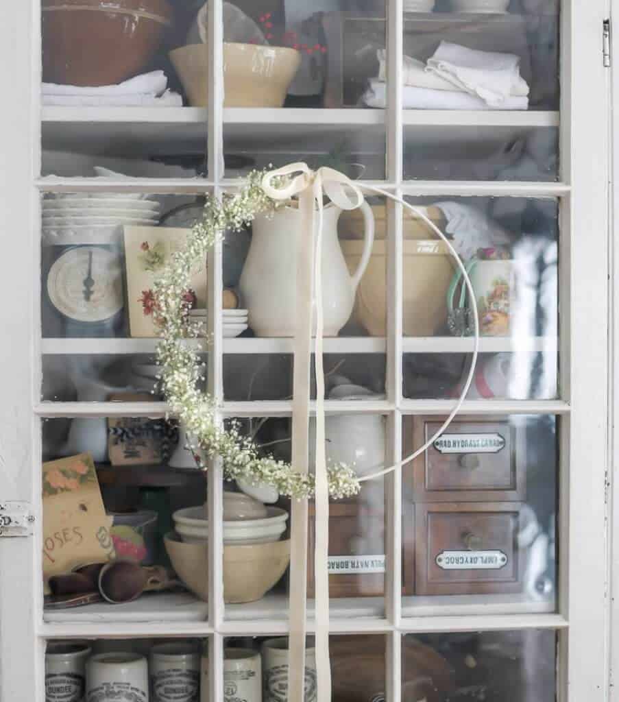 diy baby's breath wreath