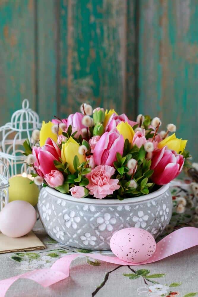 spring floral arrangement