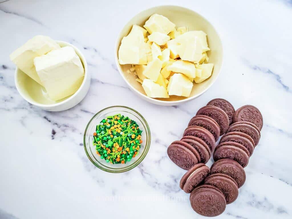 st patricks day oreo truffles ingredients