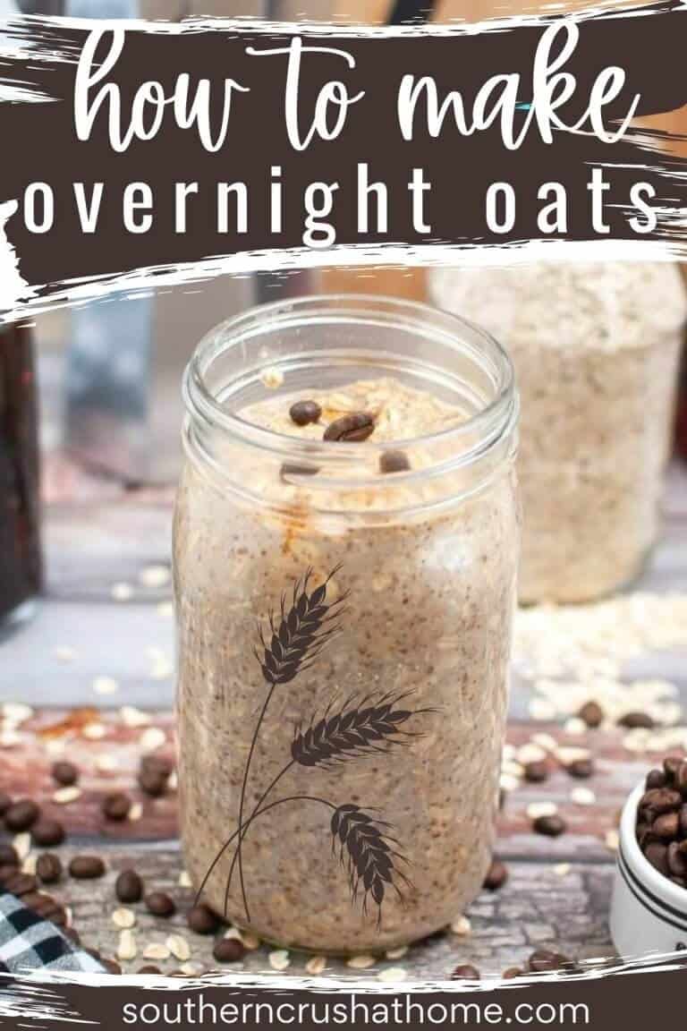 Easy Overnight Oats Recipe (Cold Brew Coffee Flavored)