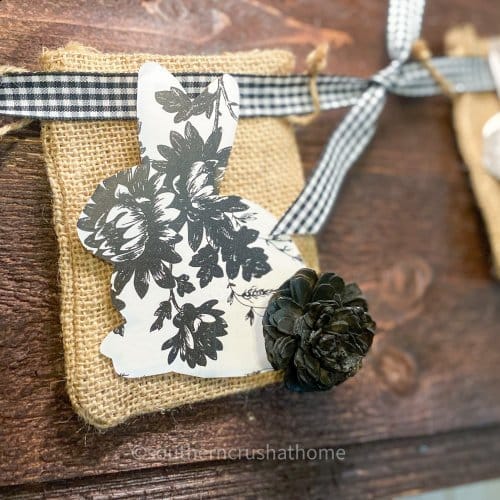 Dollar Tree Easter Bunny Banner - Southern Crush at Home