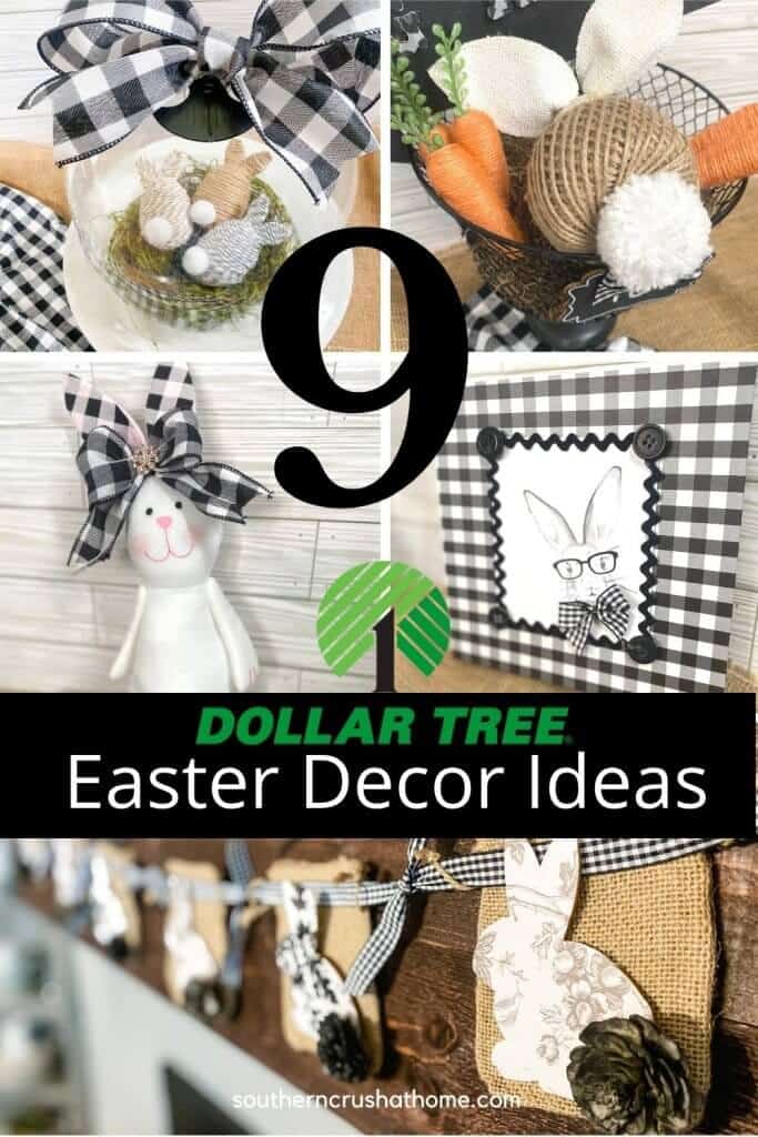 Easy Dollar Tree Easter Decor Ideas - Southern Crush at Home